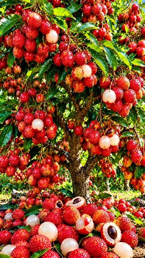 Easy and fast techniques for growing and propagating lychee fruit trees #garden #plant #fruits