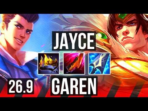 JAYCE vs GAREN (TOP) | Stormraider's Surge | KR Master | 26.9