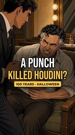 Houdini Died on Halloween… and Left His Wife a Code 😨 #history #halloween