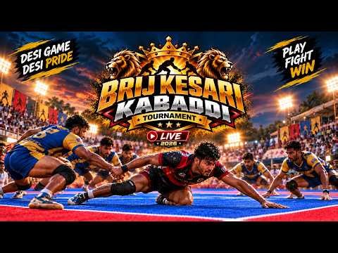 🔴 LIVE KABADDI | BRIJ KESARI TOURNAMENT 2026 | Agra Kabaddi Match | BT SPORTS