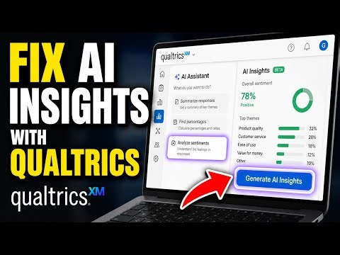 How to fix AI Insights with Qualtrics - Beginner Guide