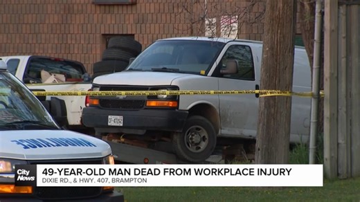 Tow truck driver killed in workplace accident in Brampton