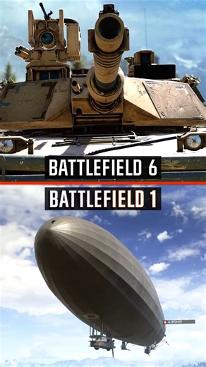 Battlefield 6 VS Battlefield 1 Behemoth Intro Animation 🔥 #battlefield6 #battlefield #battlefield1