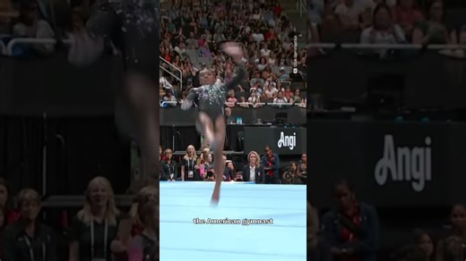 Simone Biles makes it look easy, and Aliya performs her most impressive pass
