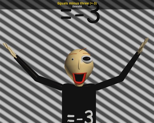 Equals minus three (=-3) Mod for Baldi's Basics | Baldi Mods