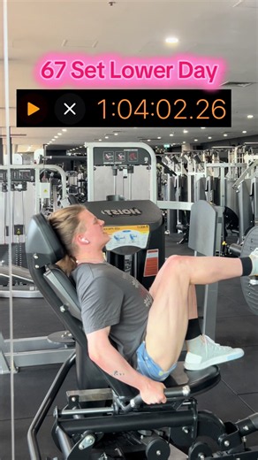 67-Set Lower Day Workout: Slow, Science-Based Lower Body Session
