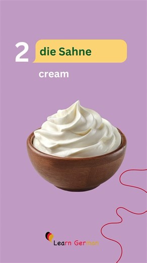 5 German Words a day – Milchprodukte | Dairy products | #learngerman | #shorts
