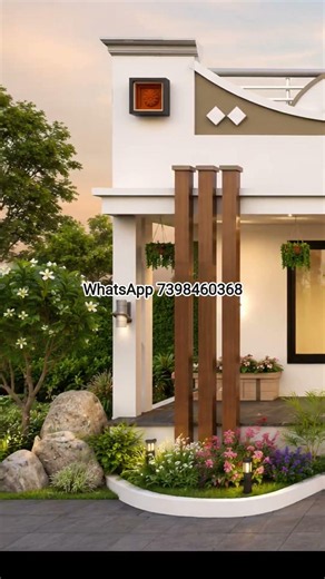 28x30 Feet Contemporary House Plan | 2 Bedroom Modern Home