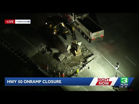 Highway 50 on-ramp begins 11-day closure