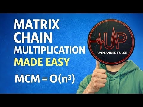 Matrix Chain Multiplication using Dynamic Programming | MCM Algorithm Explained