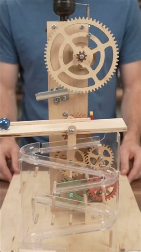 Satisfying Rube Goldberg Machine Chain Reaction