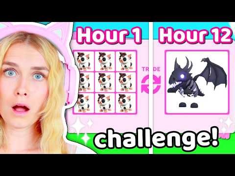 MINI PIG Trading Challenge In Adopt Me..