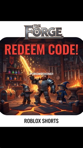 1 NEW REDEEM CODE THE FORGE ROBLOX #FORWEEKEND! #FREEGACHA10X #MINERTOTEM