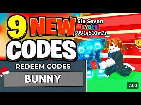 11 NEW CYBER CODES! 🔥 Redeem Now | Six Seven Speed $991,511m/s 🚀