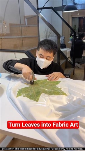 পাতা দিয়েই কাপড়ে অসাধারণ ডিজাইন | Eco Printing