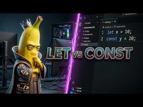 1 - Variables in JavaScript (let, const) | JS lessons