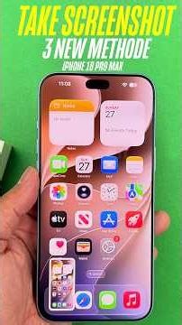 iPhone 18/Pro/Max - How to take Screenshot ( 3 Super New Ways)