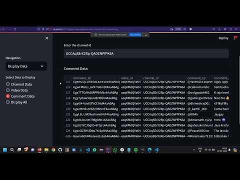 YouTube data harvesting