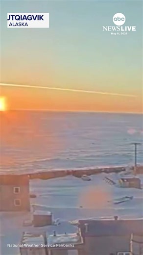 The sun won't set in this Alaskan city until Aug. 2