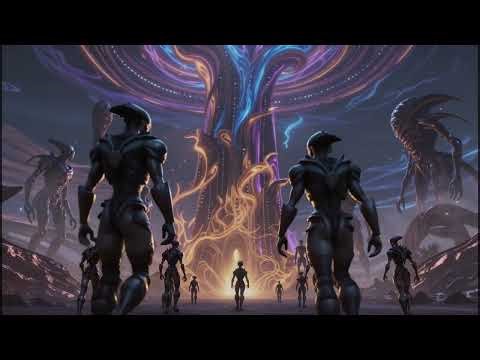 Ambient Alien Monster Museum Walkthrough 👽 | Chill LoFi Sci-Fi Atmosphere | Cinematic AI Experience