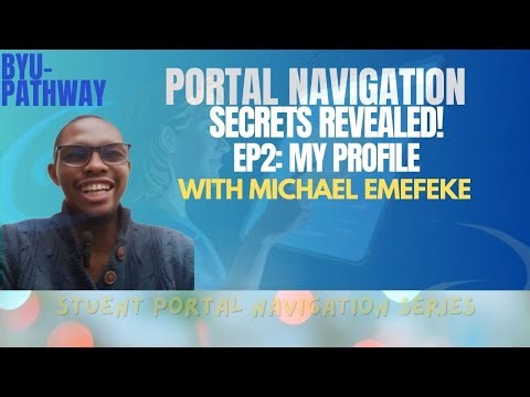 Student Portal Navigation EP2: My Profile Secrets, Revealed! | Michael Emefeke