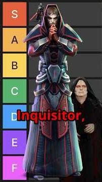 SWTOR Empire Classes Tier List