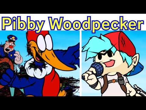 FNF SPLINTERED! Vs Corrupted Woody Woodpecker (Cutscene & Charted) Pibby x FNF