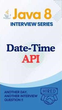 Java 8 Date-Time API Explained 🔥 | LocalDate, LocalTime, ZonedDateTime #shorts
