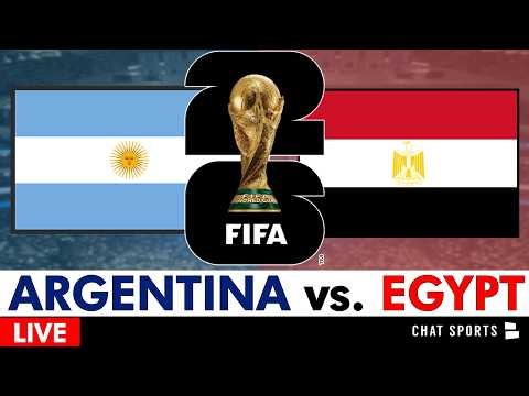 Argentina vs. Egypt Live Streaming Scoreboard, Play-By-Play & Highlights | 2026 FIFA World Cup