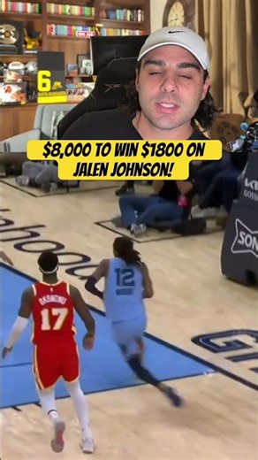 $8,000 to Win $1800 on Jalen Johnson!