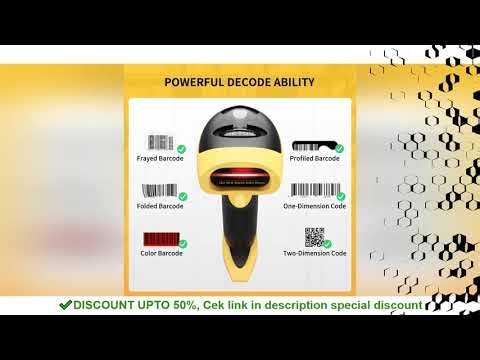 NETUM L8BLPro Blueooth Wireless 2D Barcode Scanner QR Barcode Reader PDF417 Automatic Sensing for