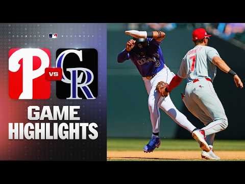 Phillies vs. Rockies Game Highlights (4/5/26) | MLB Highlights