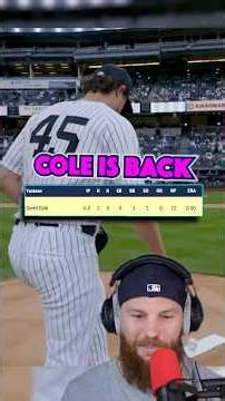 THE RETURN of Gerrit Cole 👏 #mlb #yankees