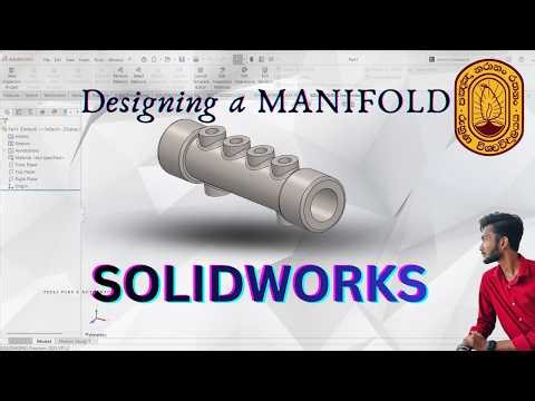 SolidWorks 3D Modeling of MANIFOLD for Beginners | Lab Exercise Models Tutorial