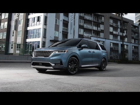Kia Carnival multi purpose vehicle (2022) Exterior Interior Driving