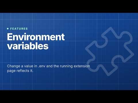 Extension.js: change .env, the running page shows it