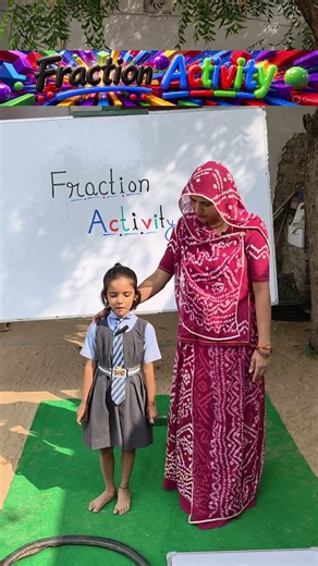 Fun Fraction Activity with Kids | Hands-on Math Learning #kidslearning #tranding #teaching