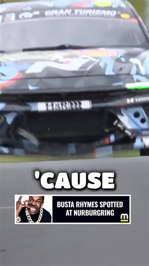 Look at him now. #bustarhymes #rap #nurburgring #nls #racing @Busta Rhymes
