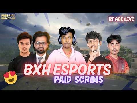 BXH PAID SCRIMS 9 PM MEGA LIVE SCRIMS | 🔴 RT ACE LIVE #freefirelive #freefire #gyangaming