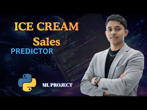 Ice Cream Sales Predictor | Linear Regression Project using Scikit-Learn | T