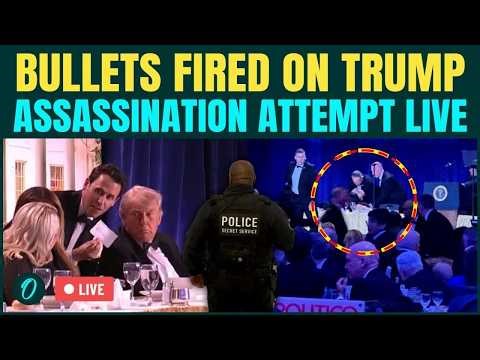 LIVE: CCTV Footage Reveals Moment Of Trump Assassination Attempt Amid WH Dinner Event At Washington