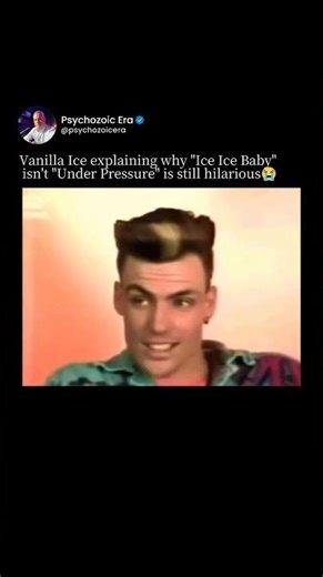 This clip is a now-infamous moment in music history, featuring Vanilla Ice