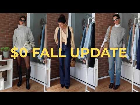 these zero spend fall style updates are so simple