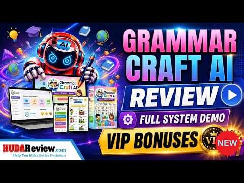 Grammar Craft AI Review + Usage Instructions | 600 AI Worksheet Prompts for KDP & VIP Bonuses