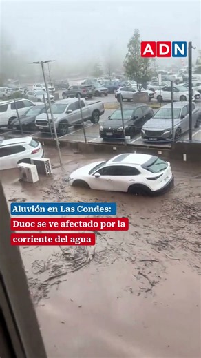 Aluvión en Las Condes: Duoc se ve afectado por la corriente del agua