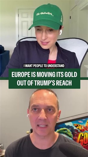 “The idea that we would do this to our friends is just batshit crazy.” Catherine Rampell explains to JVL why European allies are moving billions in gold out of the U.S. amid fears Trump could freeze their reserves and use them as leverage. Watch the full episode of Bulwark Takes at TheBulwark.com