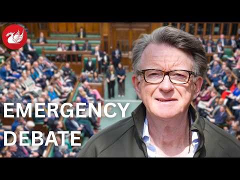 LIVE: Emergency debate on Lord Peter Mandelson