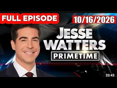 Jesse Watters Primetime 10/16/26 FULL | TRUMP'S BREAKING NEWS October 16, 2026