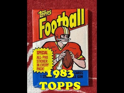 1983 TOPPS FOOTBALL WAX PACK PLUS PLANS FOR 2026!!