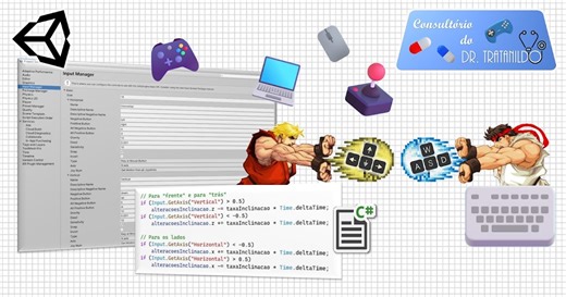 Aprendendo a programar jogos em Unity: ajustes para utilização do Input Manager em nosso game